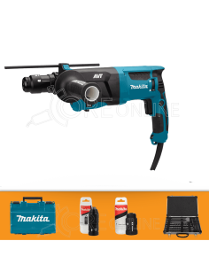 Makita® Tassellatore SDS-PLUS HR2631FT12 AVT + 17 SCALPELLI D-42444