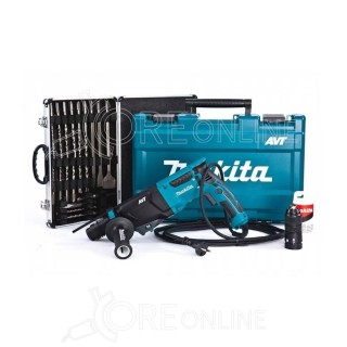 Makita® Tassellatore SDS-PLUS HR2631FT12 AVT + 17 SCALPELLI D-42444