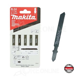 Pacco 5 lame B-34 Makita® B-10453 (Metallo - Alluminio - Acciaio)