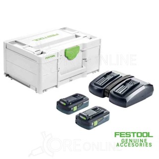 Kit energia Festool® 577109 ( 2 X batterie 18V 4Ah HPC-ASI + TCL 6 DUO )