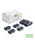 Kit energia Festool® 577104 ( 4 X batterie 18V 4Ah HPC-ASI + TCL 6 DUO )