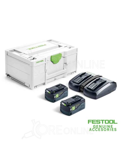 Kit energia Festool® 577707 ( 2 X batterie 18V 5Ah ASI + TCL 6 DUO )