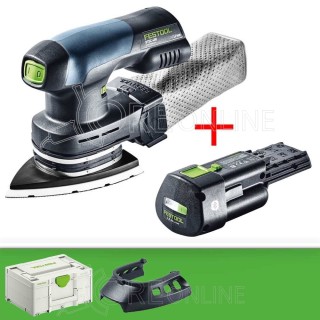 Levigatrice delta a batteria DTSC 400-Basic-ERGO Festool® 577029 + Batteria in omaggio