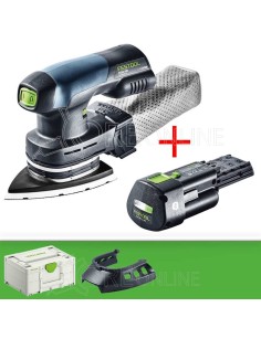 Levigatrice delta a batteria DTSC 400-Basic-ERGO Festool® 577029 + Batteria in omaggio