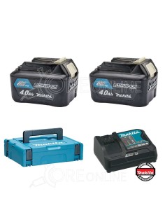 Kit Energia Makita 197641-2 (2x Batterie 12V 4Ah + DC10SB)