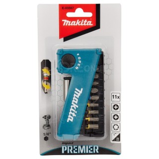 Set 11pz inserti PREMIER + porta inserto Makita® E-03567