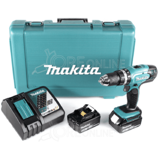 Trapano avvitatore con percussione Makita® DHP453RFE