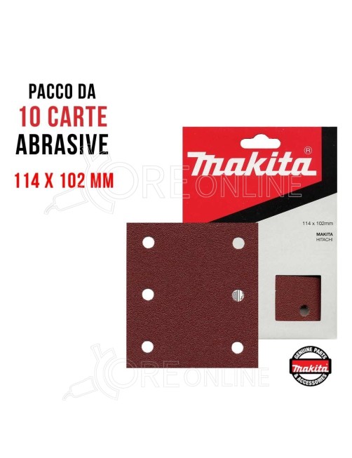 Carta GR 60 con velcro 114 X 102 Makita P-33093