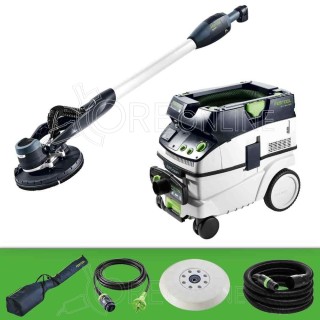 Set con levigatrice a stelo e aspiratore PLANEX LHS-E 225/CTL36-Set Festool® 575447 (571934 + 574960)