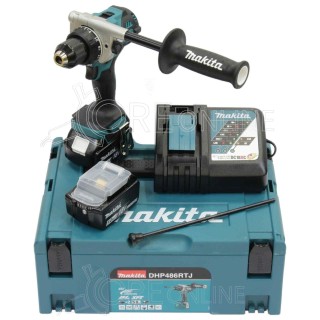 Trapano avvitatore con percussione Makita® DHP486RTJ