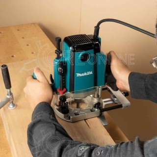 Fresatrice verticale 6-8-12 mm (70mm) Makita® RP1803FX08 + Accessori